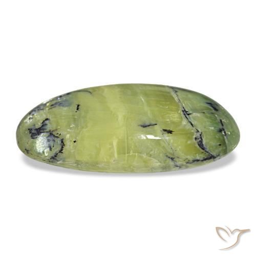 Opale vert naturelle coupe ovale, 15,49 ct, opaque