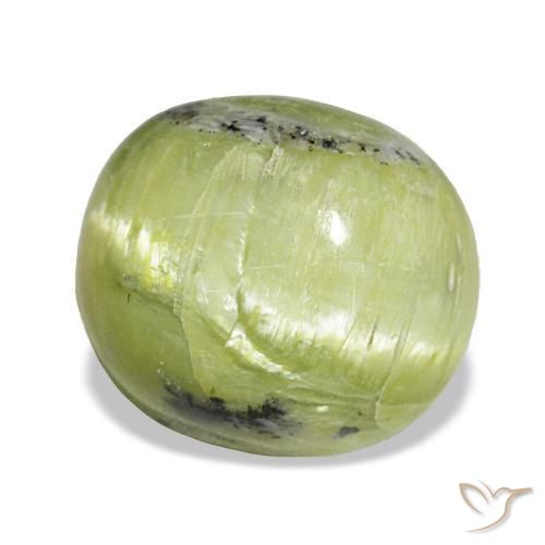 Opale vert naturelle coupe ovale, 3,75 ct, opaque