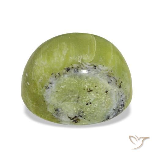 Opale vert naturelle coupe ovale, 3,75 ct, opaque