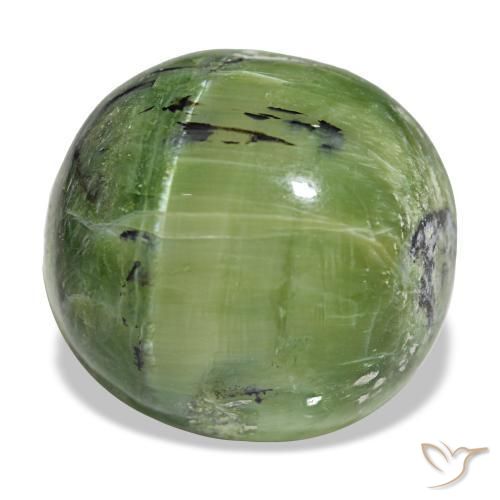 Opale vert naturelle coupe coussin, 9,37 ct, opaque
