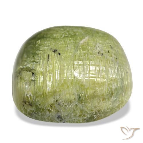 Opale vert naturelle coupe coussin, 19,28 ct, opaque