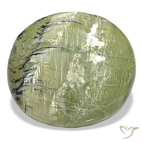 Opale vert de 25,90 ct, coussin, opaque