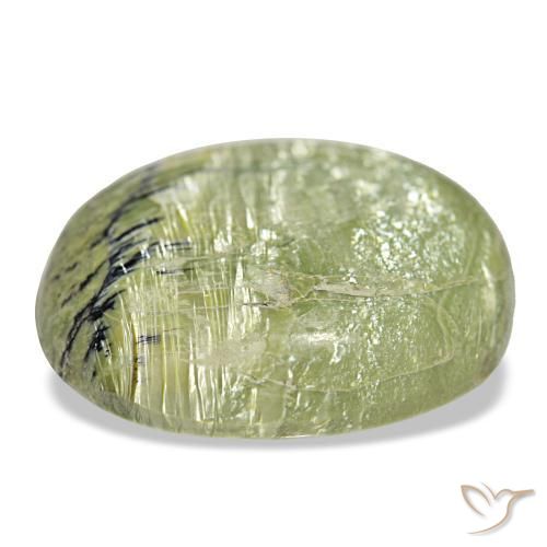 Opale vert naturelle coupe coussin, 25,90 ct, opaque