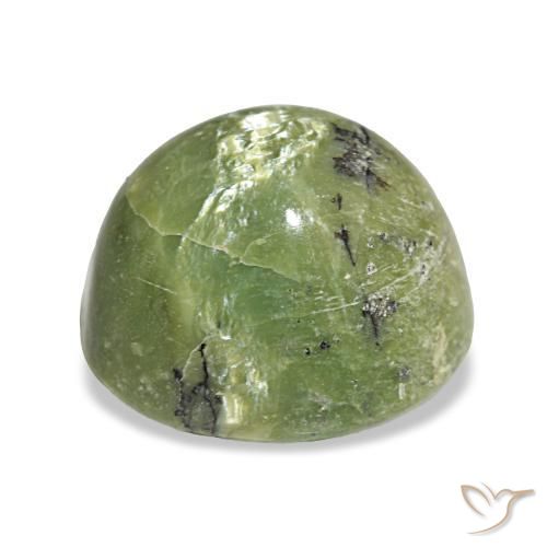 Opale vert naturelle coupe ovale, 4,99 ct, opaque