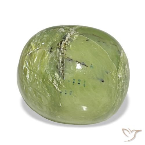 Opale vert naturelle coupe coussin, 6,79 ct, opaque