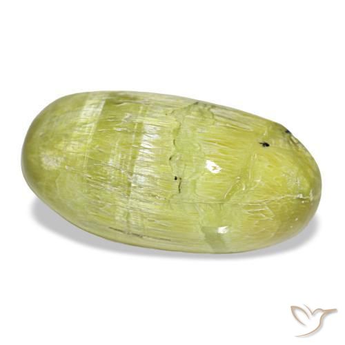 Opale vert naturelle coupe ovale, 7,30 ct, opaque