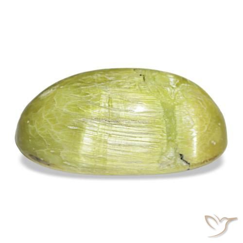 Opale vert naturelle coupe ovale, 7,30 ct, opaque