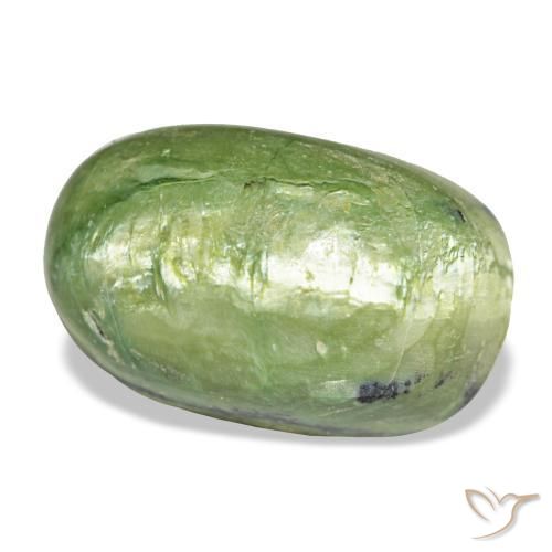 Opale vert naturelle coupe ovale, 11,06 ct, opaque