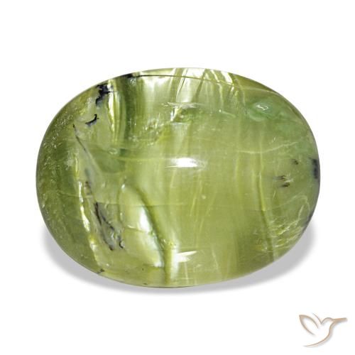Opale vert de 7,07 ct, ovale, opaque