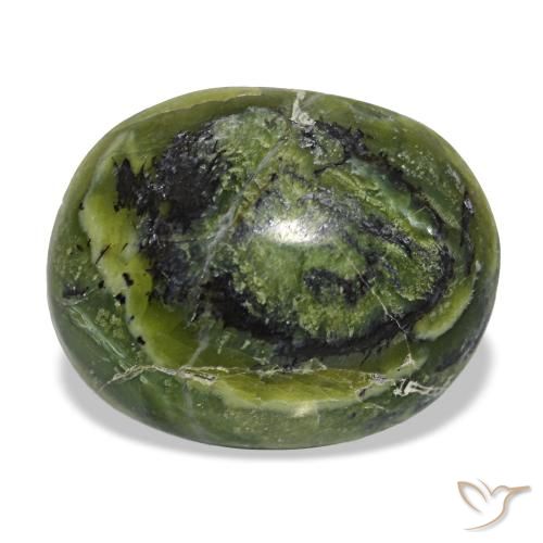 Opale vert de 8,91 ct, ovale, opaque
