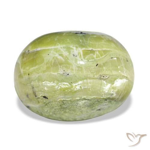 Opale vert de 11,22 ct, ovale, opaque