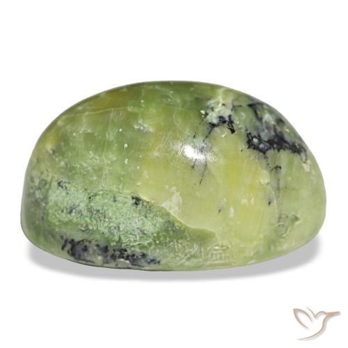 Opale vert naturelle coupe ovale, 16,97 ct, opaque
