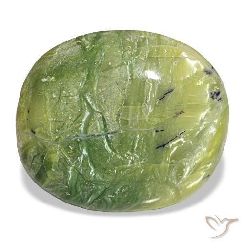 Opale vert de 18,12 ct, ovale, opaque