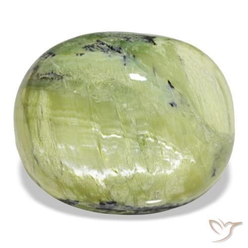 Opale vert naturelle coupe ovale, 41,82 ct, opaque