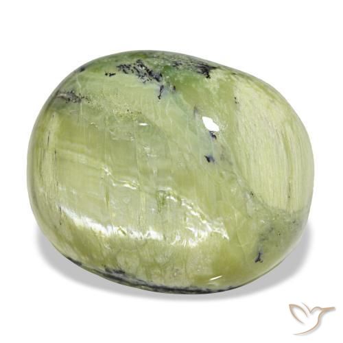 Opale vert naturelle coupe ovale, 41,82 ct, opaque