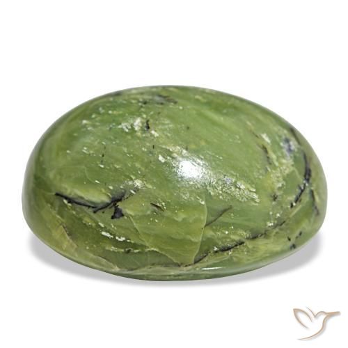 Opale vert naturelle coupe ovale, 79,00 ct, opaque