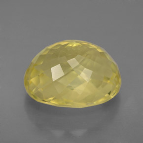 Orthose jaune naturelle coupe ovale, 6,59 ct, VVS-VS