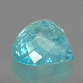 Tourmaline paraíba bleue naturelle en forme de poire, 5,87 ct, I1