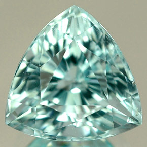 Tourmaline paraíba vert naturelle trillion, 2,21 ct, IF