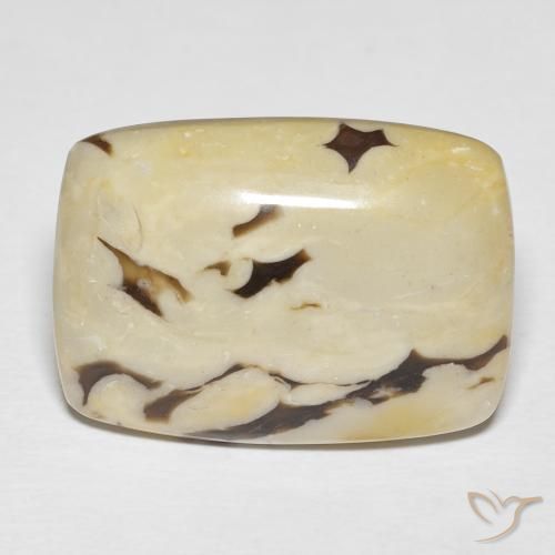 23.14ct Naturel Multicolore Jaspe de bois d'arachide, Coussin, Opaque