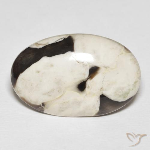 22.29ct Naturel Multicolore Jaspe de bois d'arachide, ovale, Opaque