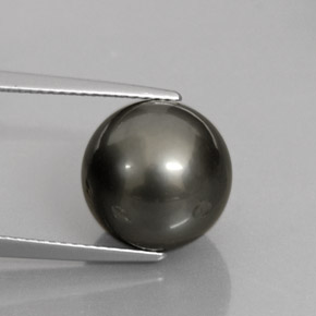 Perle multicolore naturelle sphère / boule, 10,90 ct, opaque