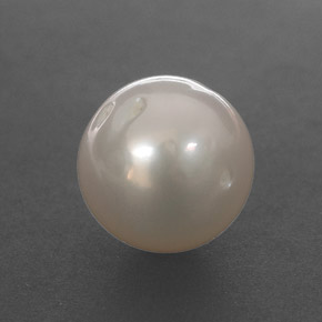 perle Crème naturelle Sphère / Boule, 8.28 ct, Opaque