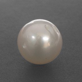 perle Crème naturelle Sphère / Boule, 8.28 ct, Opaque