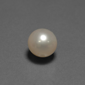 perle Crème naturelle Sphère / Boule, 4.76 ct, Opaque