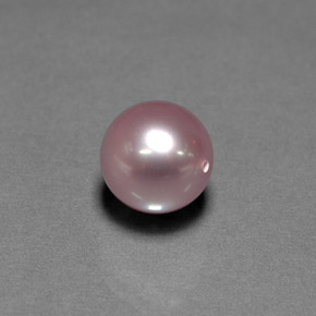 perle Lavande naturelle Sphère / Boule, 4.68 ct, Opaque