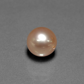 perle Rose naturelle Sphère / Boule, 4.69 ct, Opaque