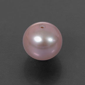 perle Argent Rosâtre naturelle Sphère / Boule, 3.47 ct, Opaque