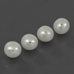 Achetez naturel ct Argent Blanc perle gems, Sphère / Boule, En provenance Chine chez GemSelect. En stock, livraison internationale!