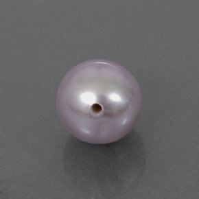 Perle rose naturelle sphère / boule, 2,58 ct, opaque