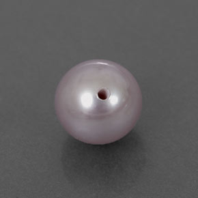 Perle rose naturelle sphère / boule, 2,58 ct, opaque