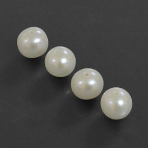 Achetez naturel ct Argent Blanc perle gems, Sphère / Boule, En provenance Chine chez GemSelect. En stock, livraison internationale!