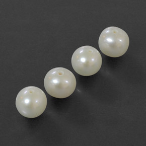 Achetez naturel ct Argent Blanc perle gems, Sphère / Boule, En provenance Chine chez GemSelect. En stock, livraison internationale!