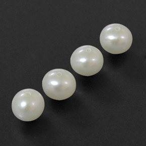 Achetez naturel ct Argent Blanc perle gems, Sphère / Boule, En provenance Chine chez GemSelect. En stock, livraison internationale!