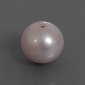 Perle rose naturelle sphère / boule, 3,42 ct, opaque