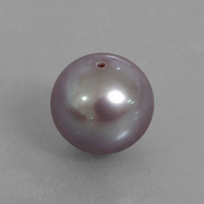 Perle rose naturelle sphère / boule, 3,44 ct, opaque