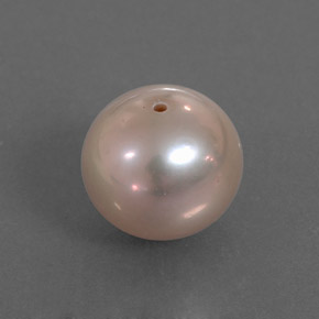 perle Argent Rose naturelle Sphère / Boule, 3.65 ct, Opaque