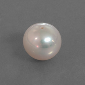 perle Argent Rose naturelle Sphère / Boule, 3.17 ct, Opaque