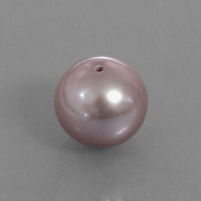 perle Argent Rose naturelle Sphère / Boule, 3.48 ct, Opaque