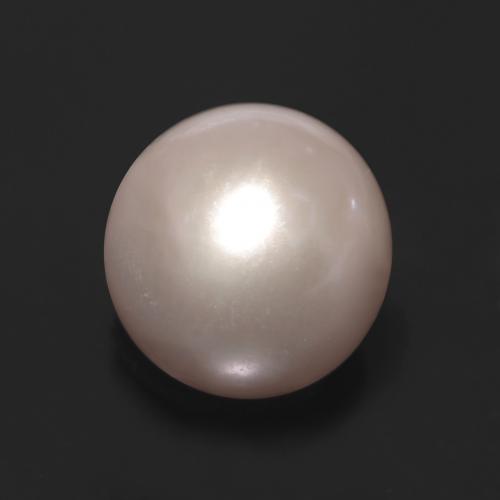 Perle rose naturelle sphère / boule, 3,31 ct, opaque