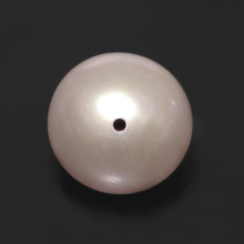 Perle rose naturelle sphère / boule, 3,31 ct, opaque