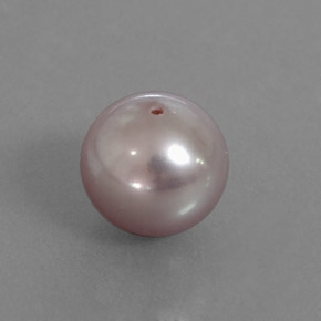 perle Argent Rosâtre naturelle Sphère / Boule, 3.19 ct, Opaque