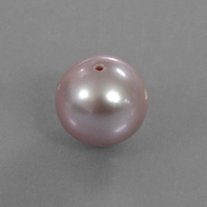 perle Argent Rosâtre naturelle Sphère / Boule, 3.45 ct, Opaque