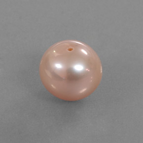 Perle jaune naturelle sphère / boule, 3,10 ct, opaque