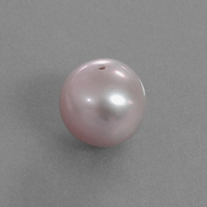 Perle argenté naturelle sphère / boule, 2,76 ct, opaque