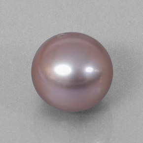 Perle bleue naturelle sphère / boule, 3,50 ct, opaque